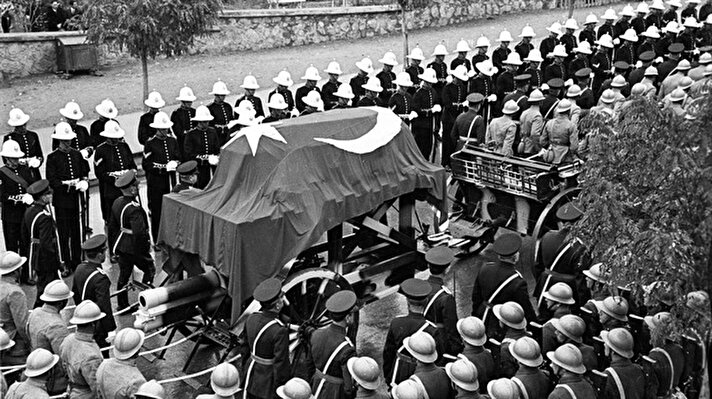 Photos from Atatürk's funeral in 1938