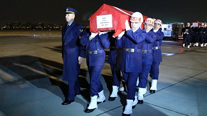 Kayseri'deki şehitler memleketlerine uğurlandı