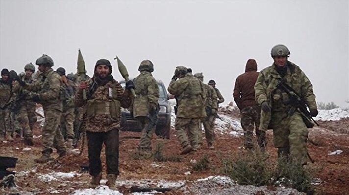 Turkish soldiers photographed in Syria's al-Bab for first time
