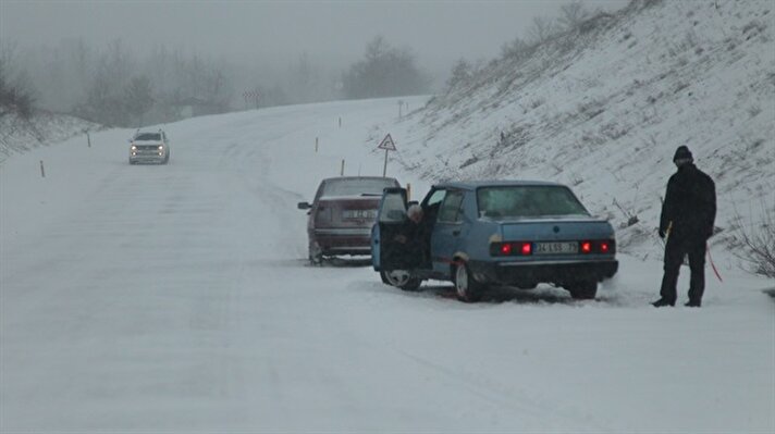 Kar yağışı Trakya'da etkili oldu