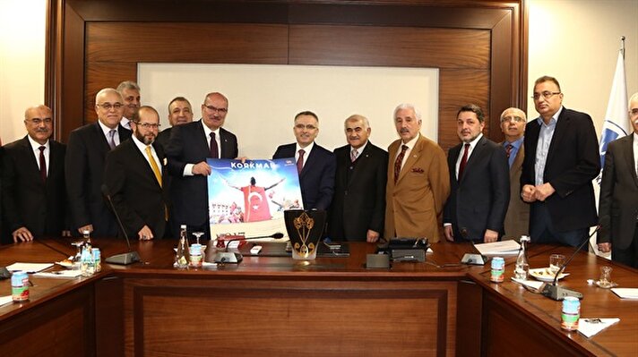ATO yönetimi Maliye Bakanı Ağbal’ı ziyaret etti 