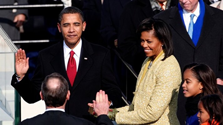 Obama göreve başlama yemini ediyor. 20 Ocak 2009