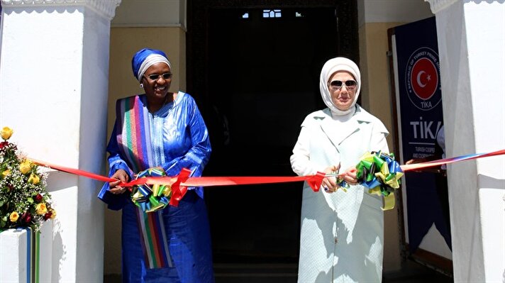 Emine Erdoğan Tanzanya'da TİKA ofisinin açılışını yaptı