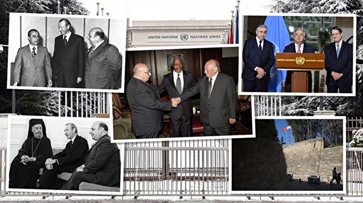 Rauf Denktaş ve Makarios arasındaki ilk görüşme 27 Ocak'ta Lefkoşa'da gerçekleşti. İkinci görüşme ise bu fotoğrafın çekildiği tarih olan 12 Şubat 1977 yılında yapıldı. Bu görüşmede BM Genel Sekreteri Kurt Waldheim da hazır bulundu. 