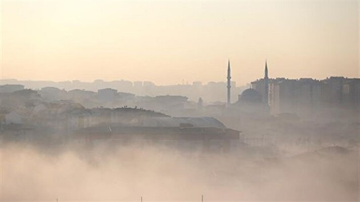 الضباب يبتلع إسطنبول