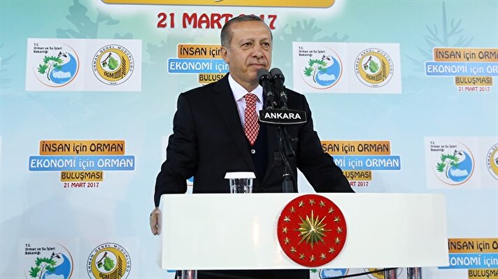 Turkish President Erdogan in Ankara