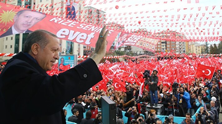 Cumhurbaşkanı Recep Tayyip Erdoğan, toplu açılış törenine katılmak için Rize'ye geldi.
