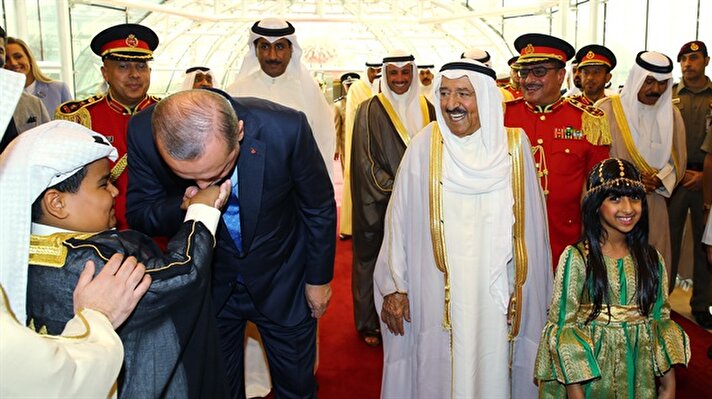 هكذا استقبلت الكويت أردوغان بكل حفاوة