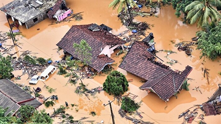 Sri Lanka'da sel felaketi