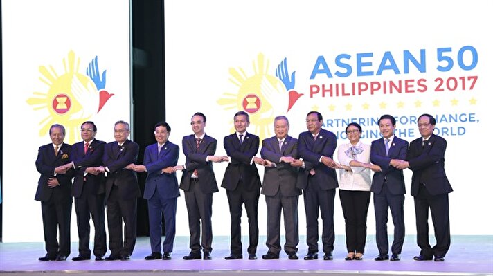 50th Association of Southeast Asian Nations (ASEAN) Foreign Ministers' Meeting is held in Manila, Philippines on August 05, 2017.
