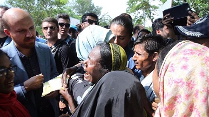 Turkey’s first lady Emine Erdoğan at Rohingya refugee camp