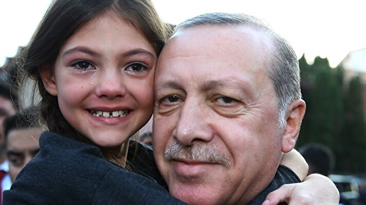 Cumhurbaşkanı Erdoğan'a Sırbistan'da sevgi seli