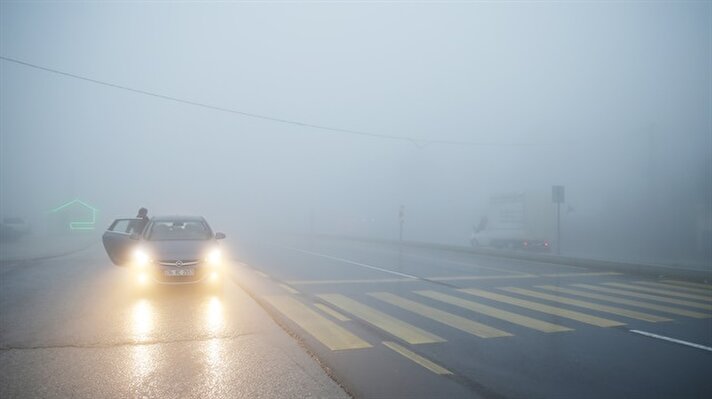 Bolu Dağı'nda yoğun sis ulaşımı olumsuz etkiledi