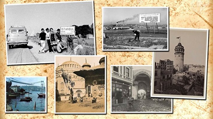 1960'lı yıllarda İstanbul'un girişinden olan fotoğrafta o zamanlar nüfusun 1 buçuk milyon olduğu anlaşılıyor. 