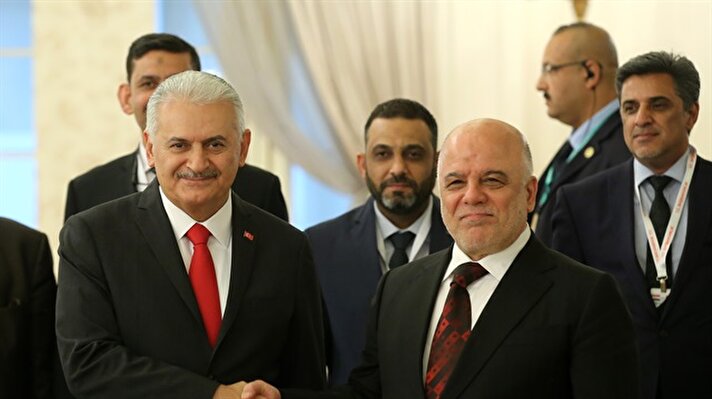Başbakan Binali Yıldırım, Irak Başbakanı Haydar El-İbadi’yi resmi törenle karşıladı.