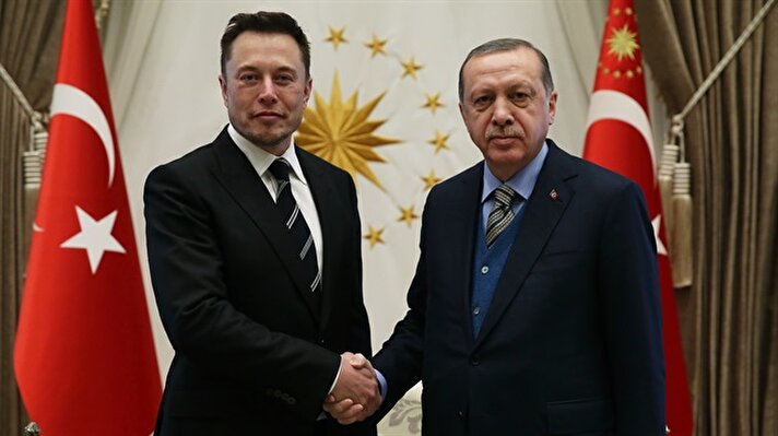 Erdoğan receives SpaceX CEO Elon Musk in Ankara