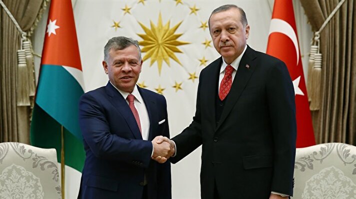Erdoğan receives Jordanian King Abdullah