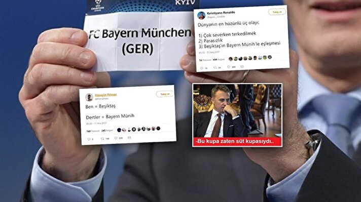 Beşiktaş ve Bayern Münih eşleşti