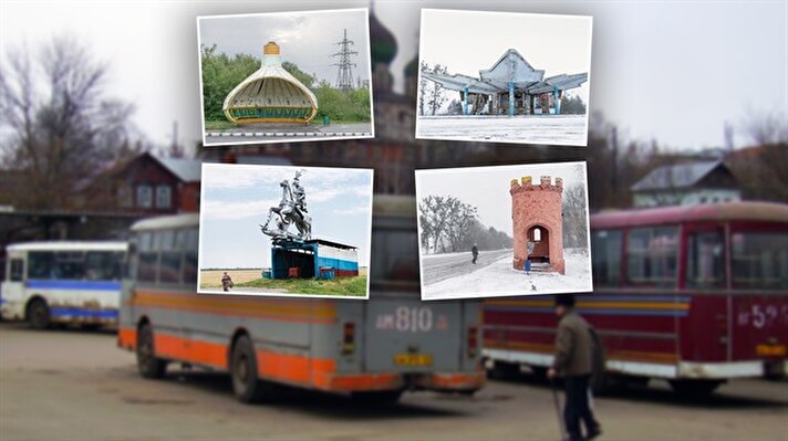 Rusya, Kazakistan, Türkmenistan, Ukrayna, Ermenistan, Gürcistan, Belarus, Litvanya, Letonya, Kırgızistan, Tacikistan, Abhazya, Estonya, Özbekistan’a giderek, döneme ait, sıradanlığın çok çok ötesindeki otobüs duraklarını fotoğrafladı.