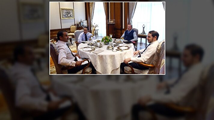Cumhurbaşkanı Recep Tayyip Erdoğan, Katar Emiri Şeyh Temim bin Hamad Al Sani ile bir araya geldi.
