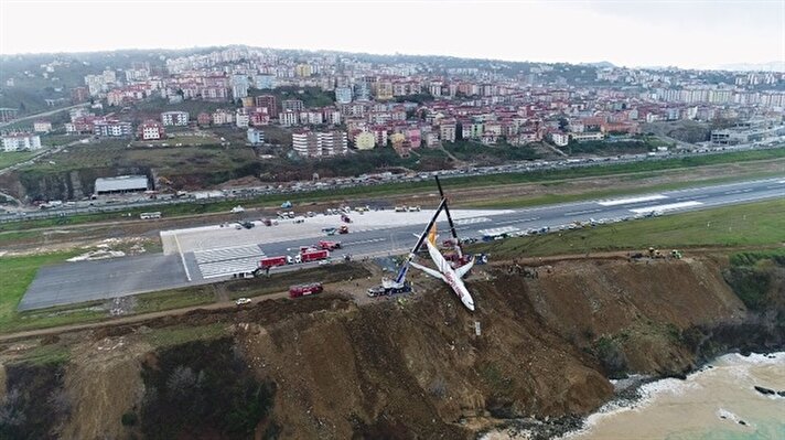 Ankara-Trabzon seferini yaparken Trabzon Havalimanı’na 13 Ocak akşamı indikten sonra pistten çıkan Pegasus Havayolları’na ait yolcu uçağının bulunduğu yerden kaldırılması amacıyla Trabzon Havalimanı saat 04.00’ten itibaren 24 saatliğine uçuşa kapatıldı. 