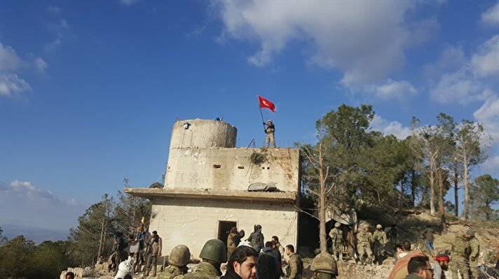 Strategic Mount Bursaya in Afrin cleared from PKK/PYD terrorists