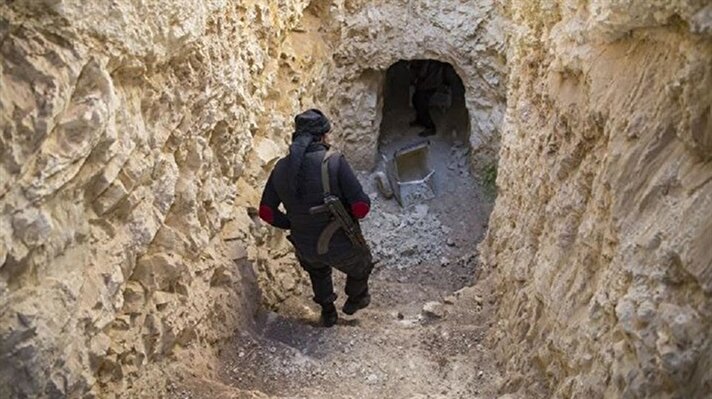 Turkish Armed Forces (TAF) and the Free Syrian Army (FSA) freed a village as part of Operation Olive Branch then discovered a tunnel used by PKK/PYD terror groups in Syria's northwestern Afrin. The tunnel was four meters below the ground. TAF and FSA units also discovered a network of tunnels and shelters.

