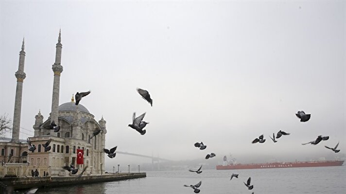 Foggy morning in Istanbul