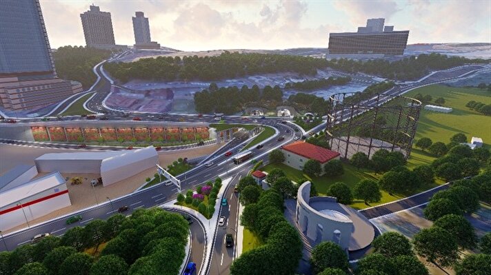 İstanbul karayolu ulaşımının önemli projelerinden olan Dolmabahçe - Levazım Tüneli ile, Taksim, Kabataş ve Kağıthane yönünden gelen araçlar Zincirlikuyu, Levent, Etiler ve Ortaköy yönüne kesintisiz bir şekilde ulaşabilecekler. 