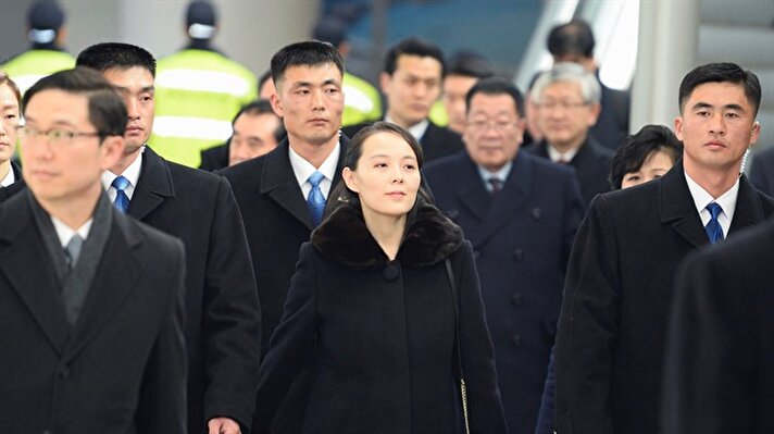 Sister of North Korea leader arrives in South Korea