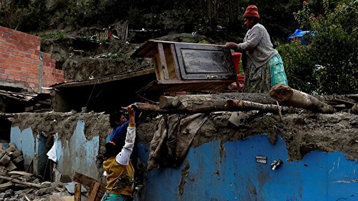 Rain-fueled mudslides devastate local community in La Paz, Bolivia
