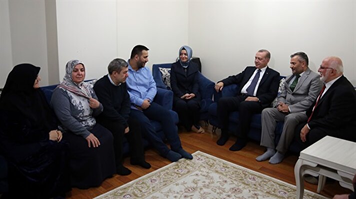 Cumhurbaşkanı Erdoğan gazi Sabri Gündüz'ü ziyaret etti