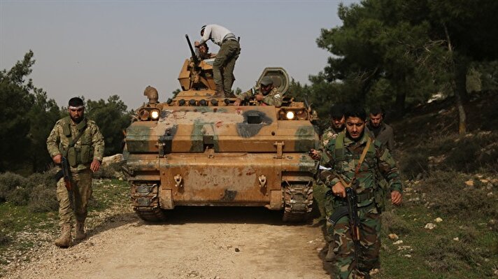 Türk Silahlı Kuvvetleri (TSK) ve Özgür Suriye Ordusu (ÖSO), Afrin'in Katmah köyünü teröristlerden arındırdı.