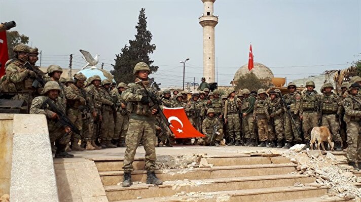 Özgür Suriye Ordusu (ÖSO) güçleri Afrin'in güneydoğusundan girmeye başladı.
