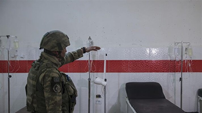 القوات التركية تعثر على قسم خاص لمعالجة الارهابيين في مستشفى عفرين