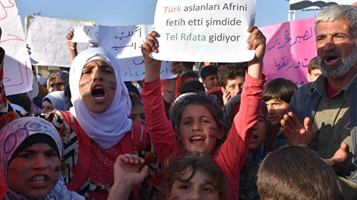 Syrian locals demand Turkey clear YPG/PKK from Tal Rifaat