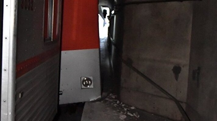 Ankara'da metroda bakım esnasında kaza yaşandı. 