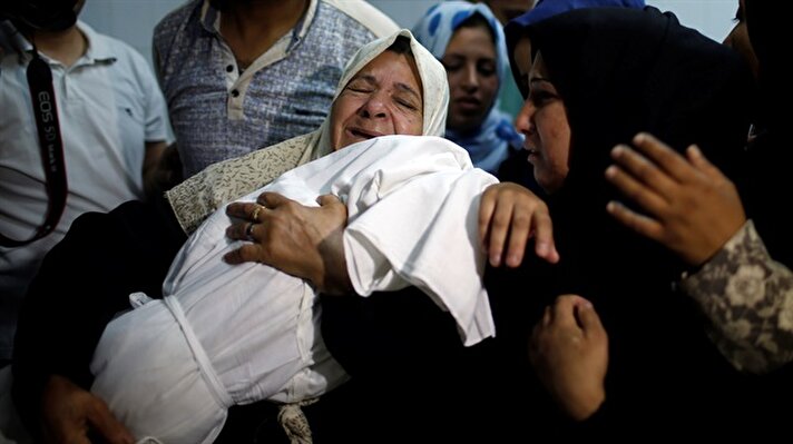Parents mourn eight-month-old baby girl martyred by Israel 