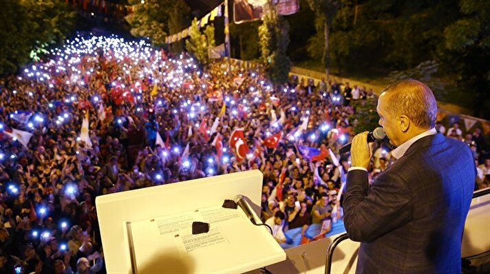 Cumhurbaşkanı ve AK Parti Genel Başkanı Recep Tayyip Erdoğan, 24 Haziran'dan sonra Türkiye'de hiçbir şeyin eskisi gibi olmayacağını söyledi. 