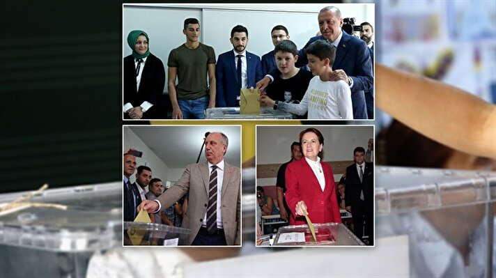 Cumhurbaşkanı Recep Tayyip Erdoğan, Cumhurbaşkanı ve 27. Dönem Milletvekili Genel Seçimi için oyunu Üsküdar’daki Saffet Çebi Ortaokulu’nda kullandı. 