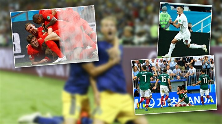 Rusya'nın ev sahipliği yaptığı 2018 FIFA Dünya Kupası G grubu maçında Belçika ile Panama, Soçi ‘deki Fisht Stadyumu'nda karşılaşmada Belçika takımının oyuncusu Dries Mertens attığı gol sonrası sevinç yaşadı.
