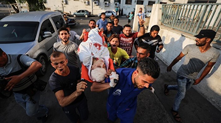 İsrail işgal güçlerinin hava saldırısında 15 yaşındaki Emir el-Nimra ve 16 yaşıdnaki Luey Kuheyl şehit düştü.​