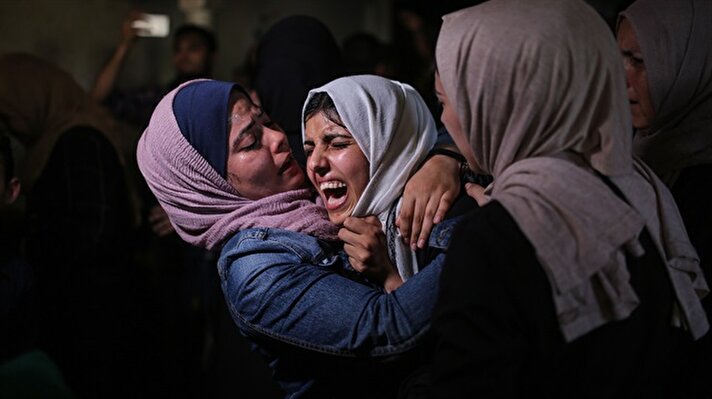 Funeral of a Palestinian in Gaza
