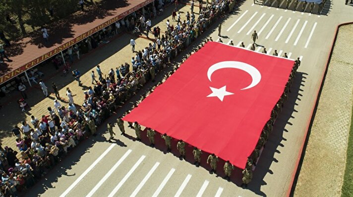 Military swearing-in ceremony in Turkish capital