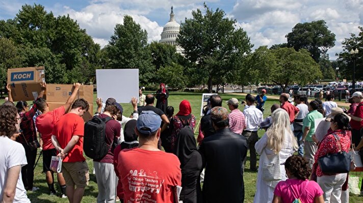 A protest was held in front of the U.S. Capitol in Washington D.C. to mark the first anniversary of the Rohingya genocide by the Myanmar Army.

