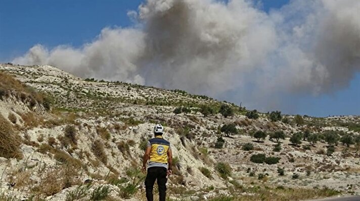 Four civilians were killed and five more injured on Tuesday in the aftermath of Russian airstrikes against the northwestern opposition-held province of Idlib. Over 38 airstrikes were launched by Russian air forces on Tuesday.

