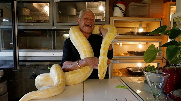 67-year-old Frenchman shares home with over 400 snakes, alligators 