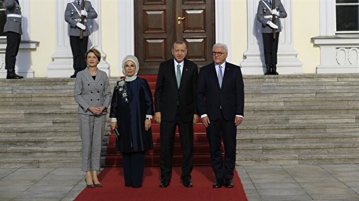 President Recep Tayyip Erdoğan arrives in Germany for state visit