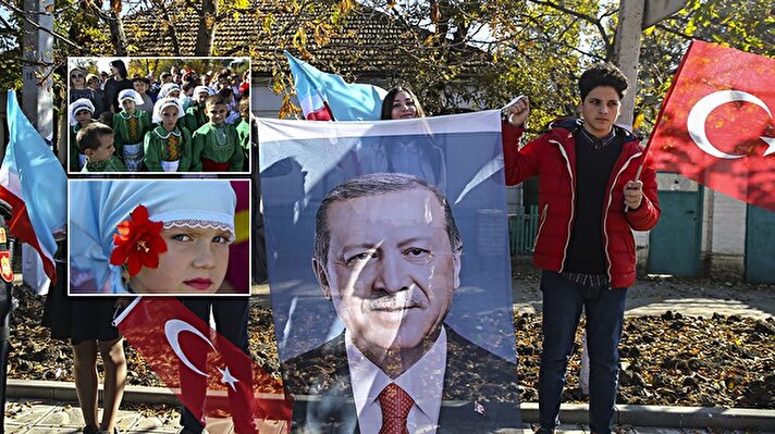 Türkiye Cumhurbaşkanı Recep Tayyip Erdoğan, Moldova’nın başkenti Kişinev’deki temaslarının ardından Moldova Cumhurbaşkanı İgor Dodon ile Gagauz Özerk Yeri’nin başkenti Komrat’a helikopterle gitti.  