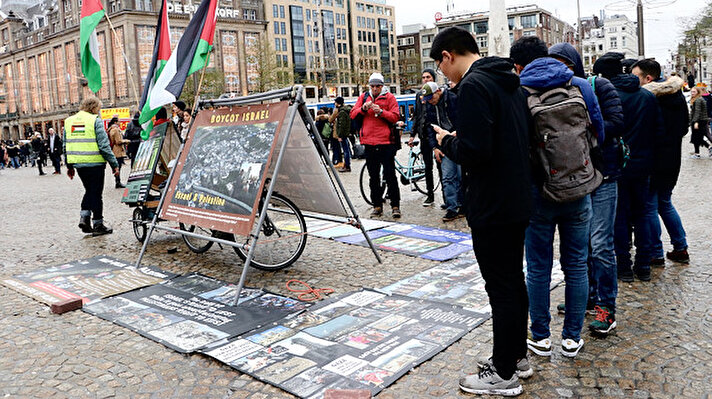 Dutch activist holds solo protest against Israel for over four years